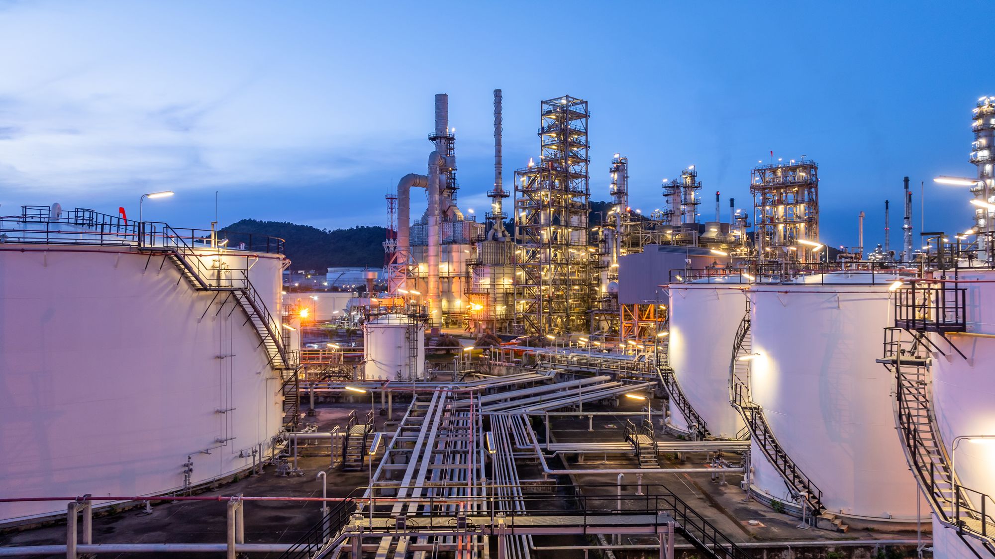 Oil and gas refinery infrastructure